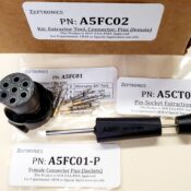 A5FC02 - R25400 Female Connector, Pins, & Extraction Tool